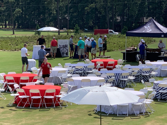 Looking for a great portable hands free umbrella for your next event ?  ShadeTee is the answer !