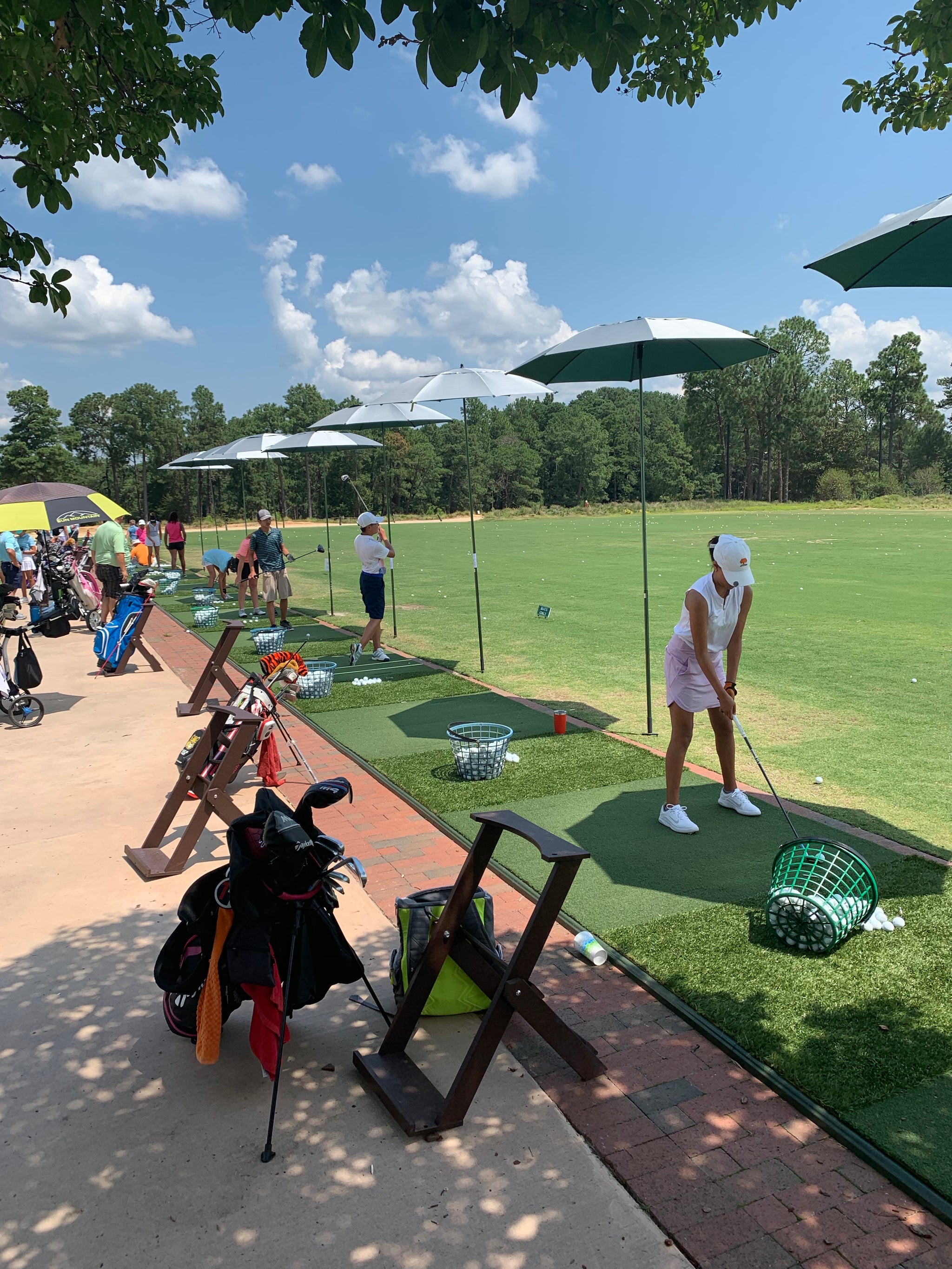 ShadeTee debut at US Kids World Golf Championship in Pinehurst a huge success in week of sunny days with temperatures in the 90's