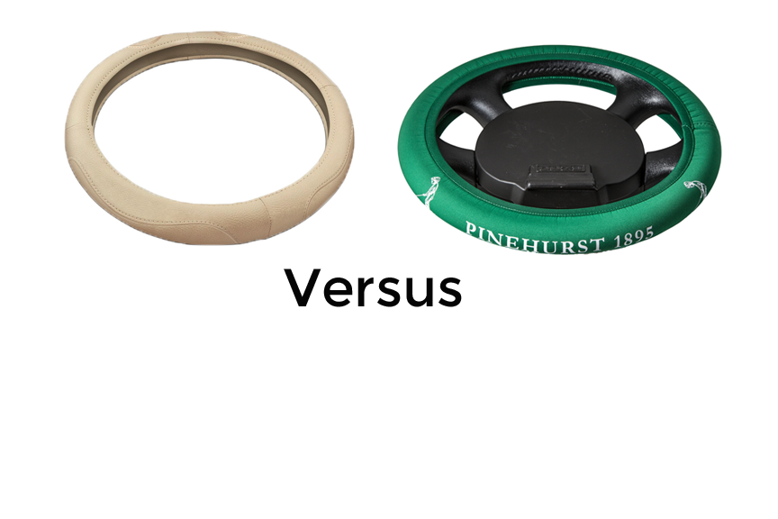 Leather Golf Cart Steering Wheel Covers vs. Neoprene