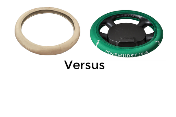 Leather Golf Cart Steering Wheel Covers vs. Neoprene
