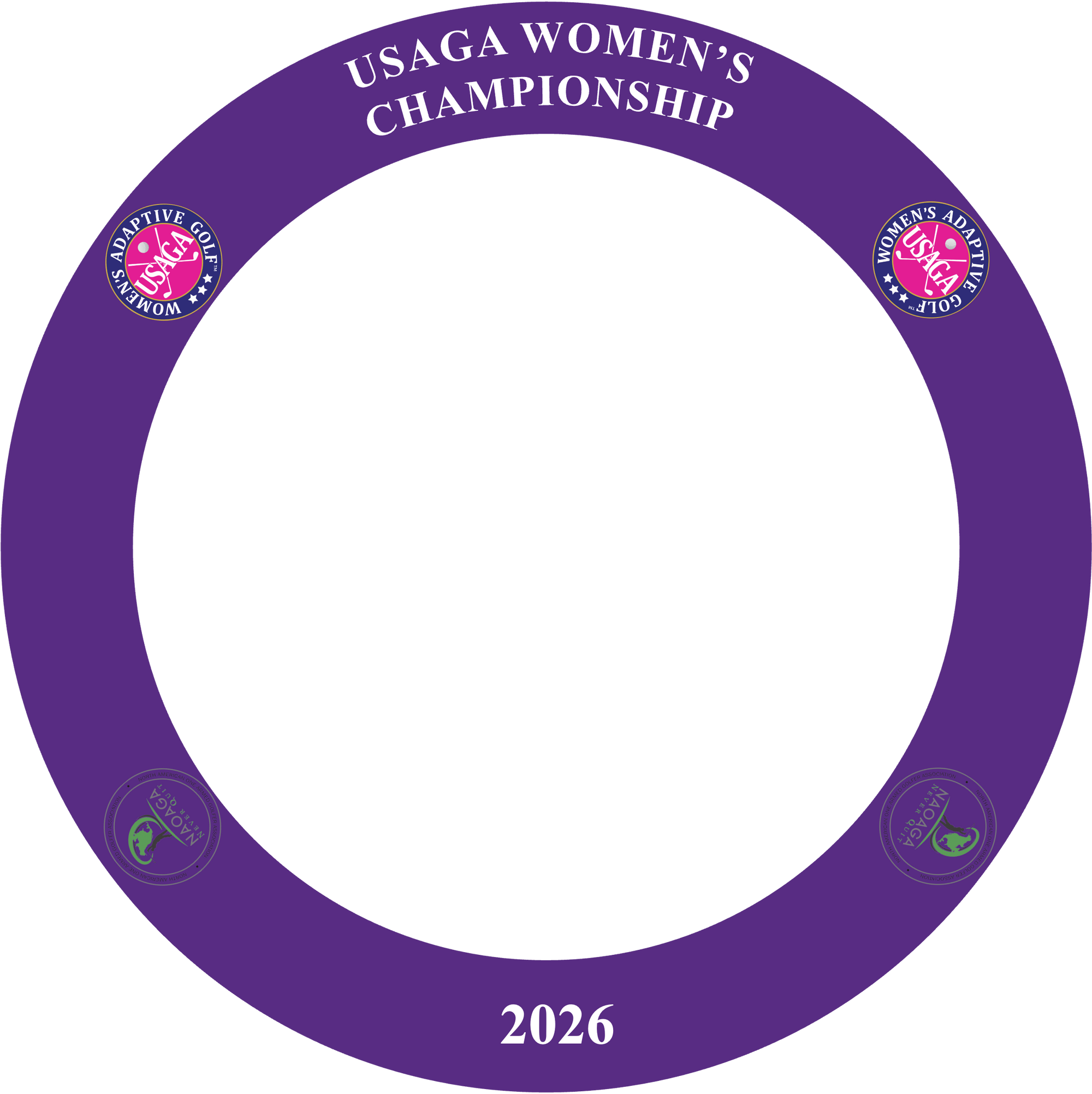 2026 USAGA Golf Cart Steering Wheel Cover