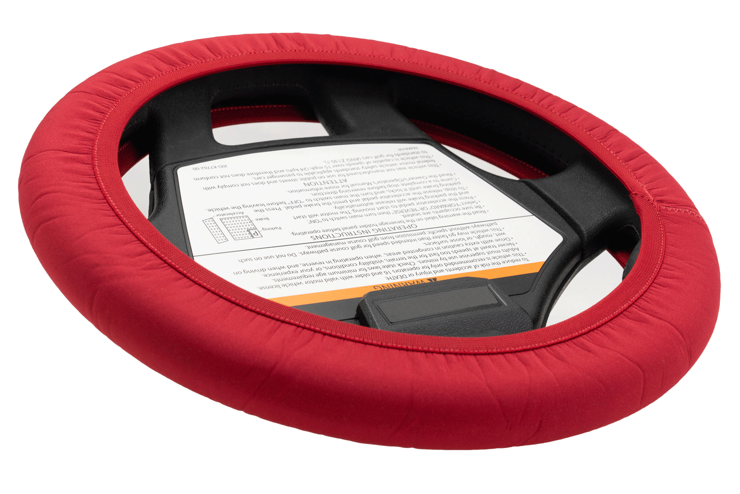 Burgundy steering wheel deals cover