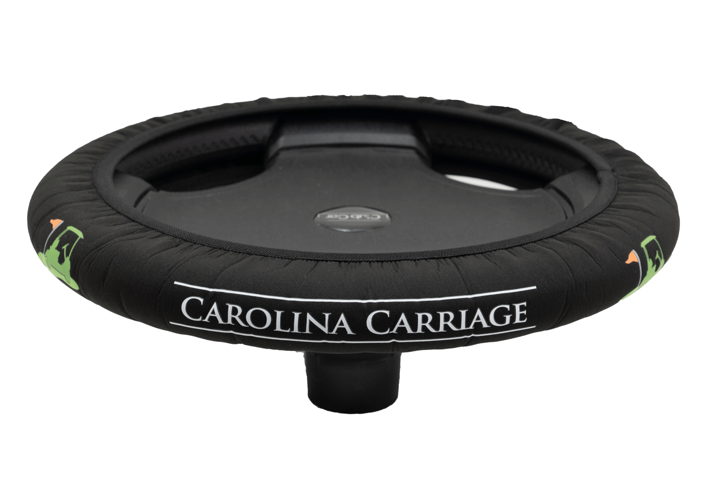 Carolina Carriage Black CartSkinz Golf Cart Steering Wheel Cover