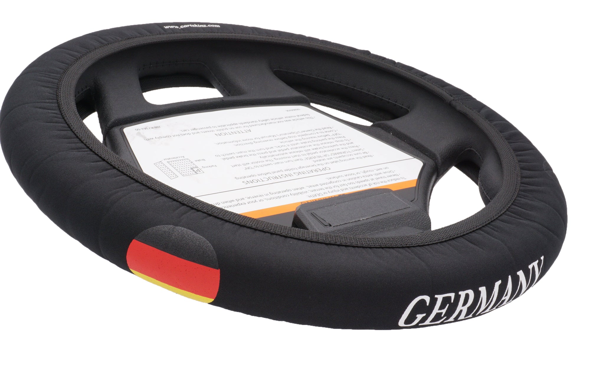 Germany Golf Cart Steering Wheel Cover.  Club Car Golf Cart Steering Wheel Cover.   EZ-GO Golf Cart Steering Wheel Cover.   Yamaha Golf Cart Steering Wheel Cover.  Car Steering Wheel Cover.  ATV Steering Wheel Cover.  Boat Steering Wheel Cover.