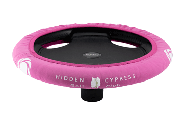 Hidden Cypress Pink CartSkinz Golf Cart Steering Wheel Cover