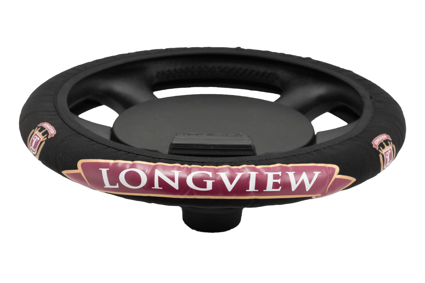 Longview Black CartSkinz Golf Cart Steering Wheel Cover