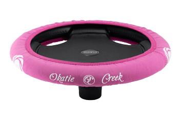Okatie Creek Pink CartSkinz Golf Cart Steering Wheel Cover