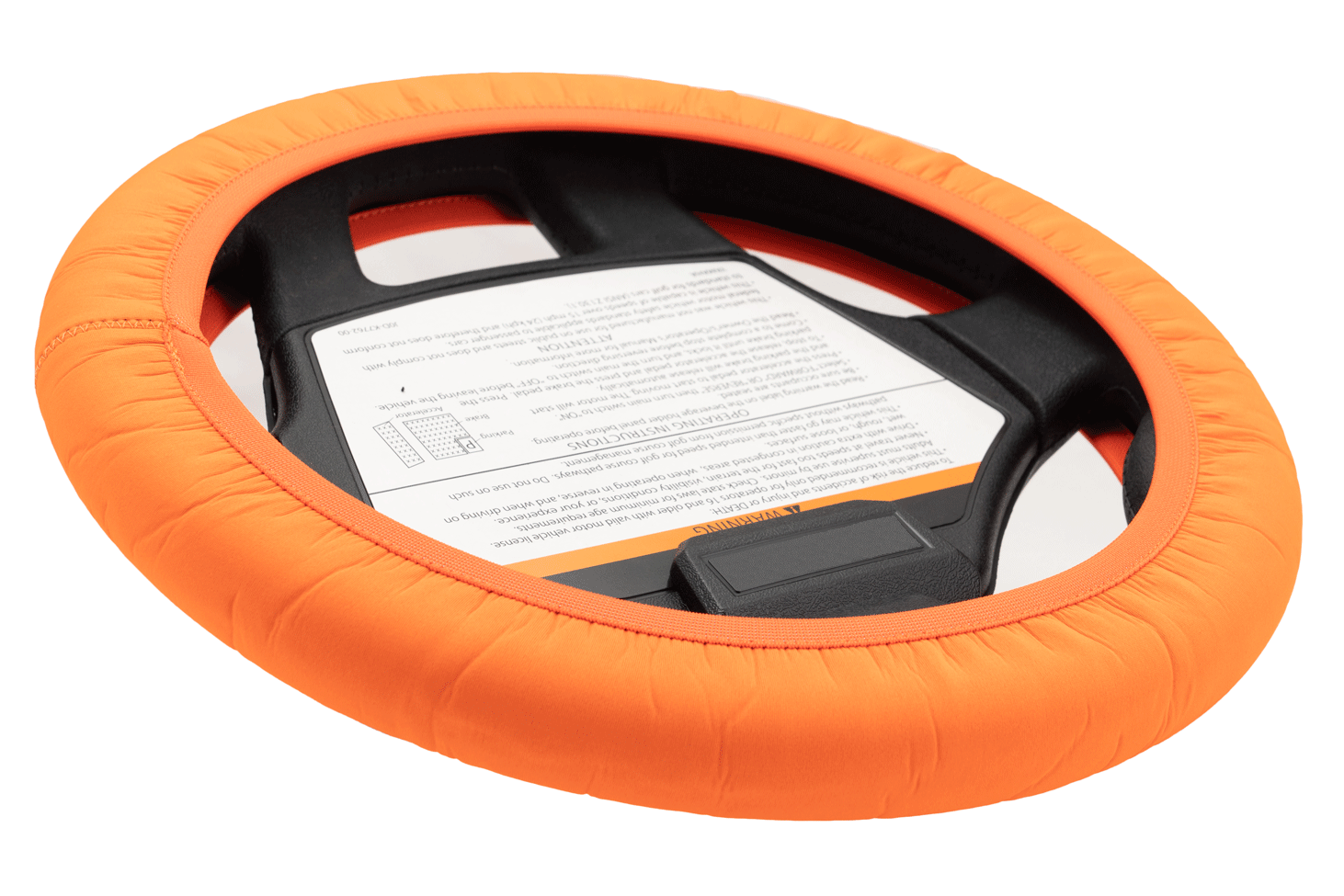 Orange Golf Cart Steering Wheel Cover - Anderson Golf