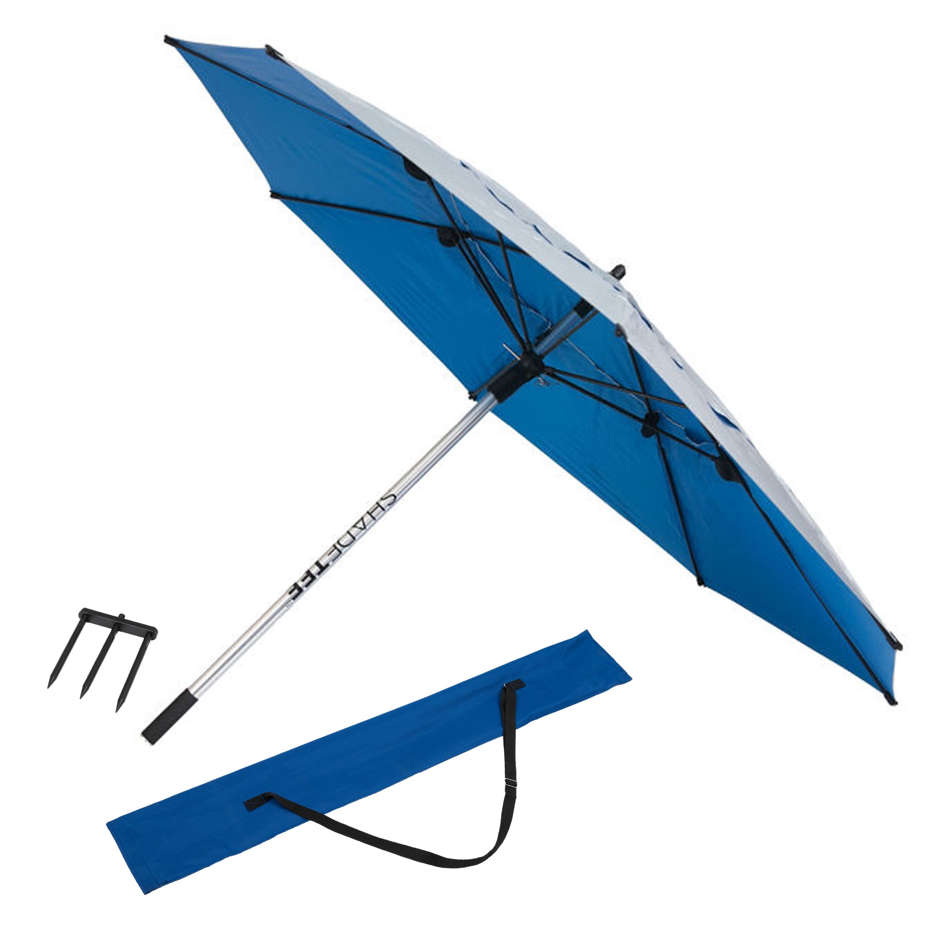 The ShadeTee Portable Golf Sun Shade - Royal Blue - Anderson Golf