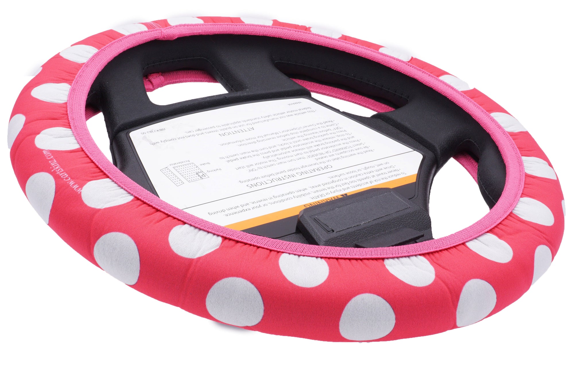 Pink Polka Dot Golf Cart Steering Wheel Cover.  Club Car Golf Cart Steering Wheel Cover.   EZ-GO Golf Cart Steering Wheel Cover.   Yamaha Golf Cart Steering Wheel Cover.  Car Steering Wheel Cover.  ATV Steering Wheel Cover.  Boat Steering Wheel Cover.