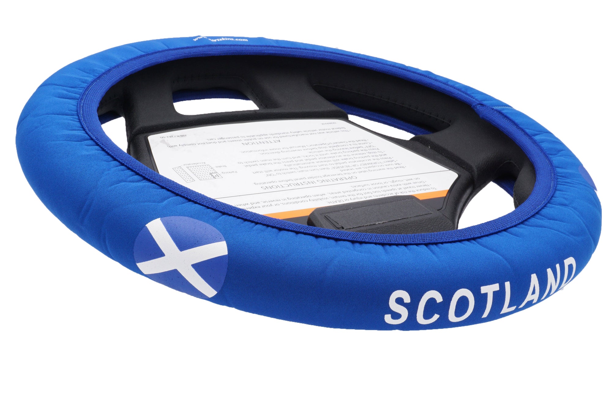 Scotland Golf Cart Steering Wheel Cover.  Club Car Golf Cart Steering Wheel Cover.   EZ-GO Golf Cart Steering Wheel Cover.   Yamaha Golf Cart Steering Wheel Cover.  Car Steering Wheel Cover.  ATV Steering Wheel Cover.  Boat Steering Wheel Cover.