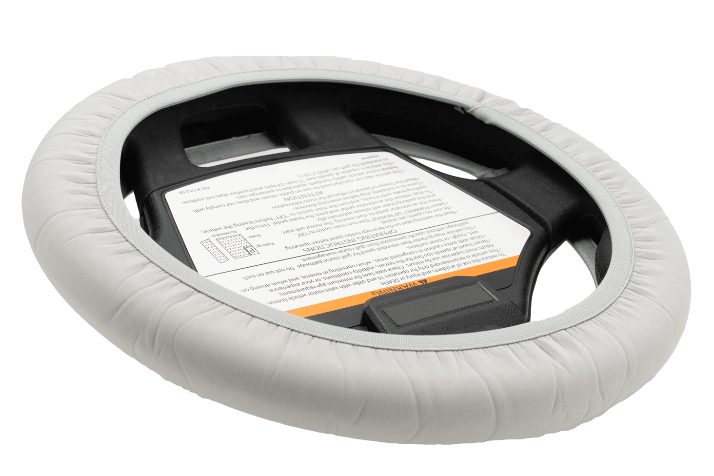 CartSkinz Silver Golf Cart Steering Wheel Cover