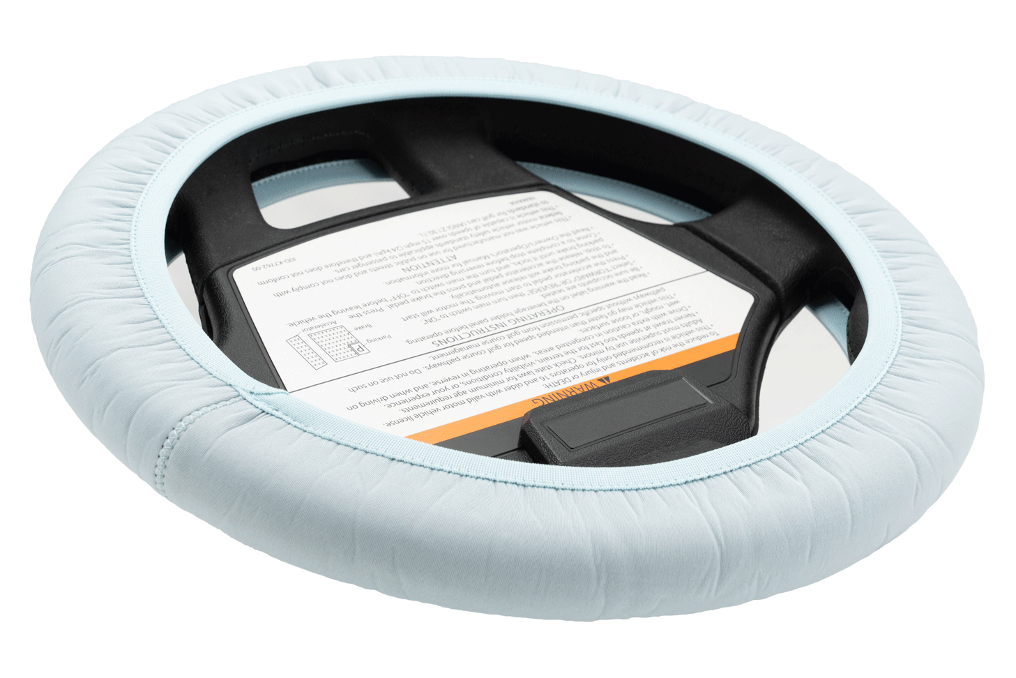 CartSkinz Sky Blue Golf Cart Steering Wheel Cover