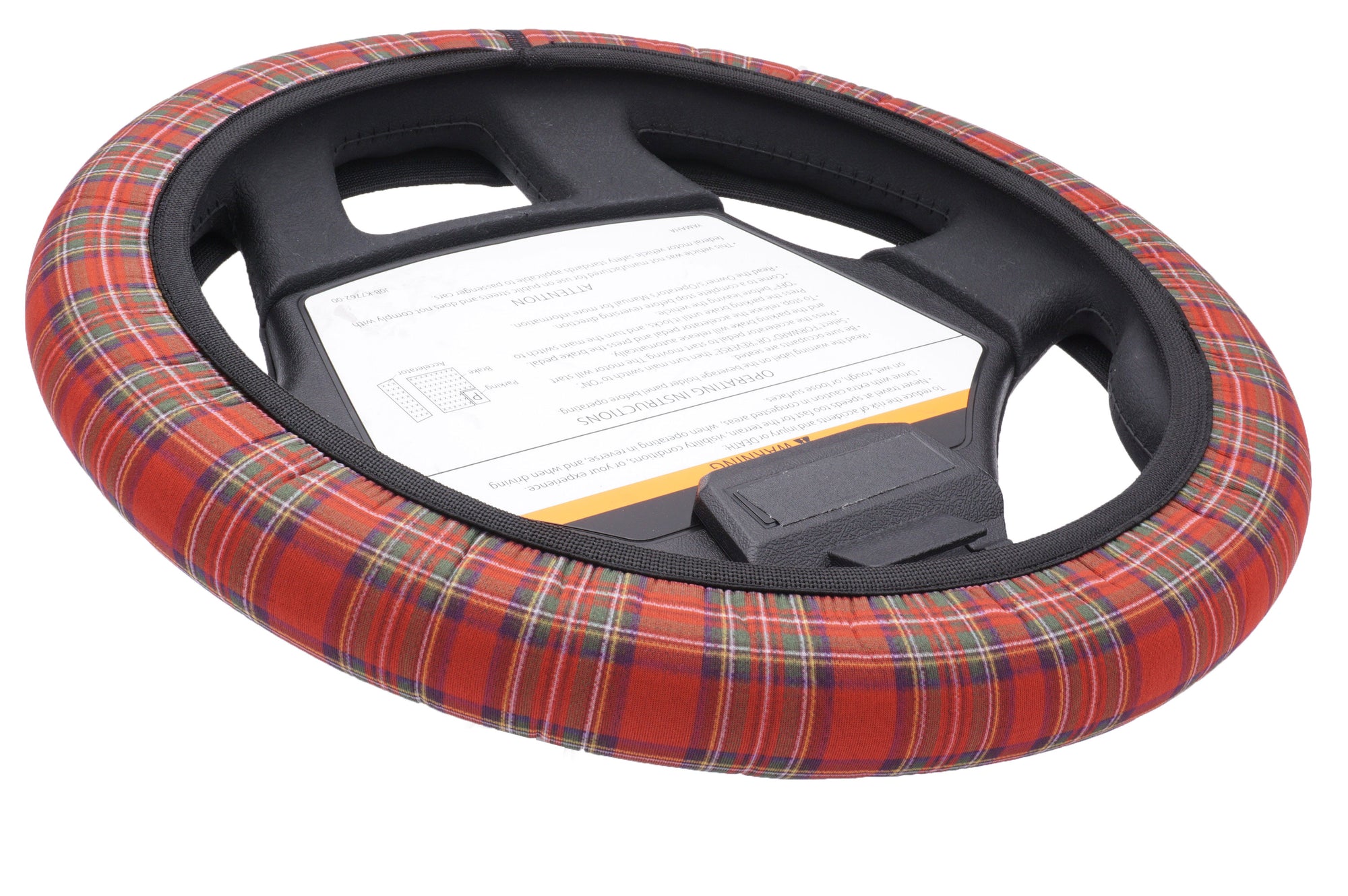 Tawney Tartan Golf Cart Steering Wheel Cover.  Club Car Golf Cart Steering Wheel Cover.   EZ-GO Golf Cart Steering Wheel Cover.   Yamaha Golf Cart Steering Wheel Cover.  Car Steering Wheel Cover.  ATV Steering Wheel Cover.  Boat Steering Wheel Cover.